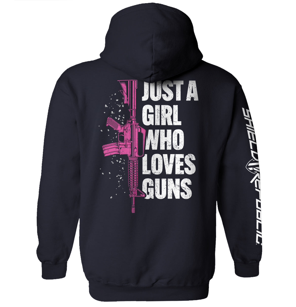 Just A Girl Who Loves Guns Shield Republic