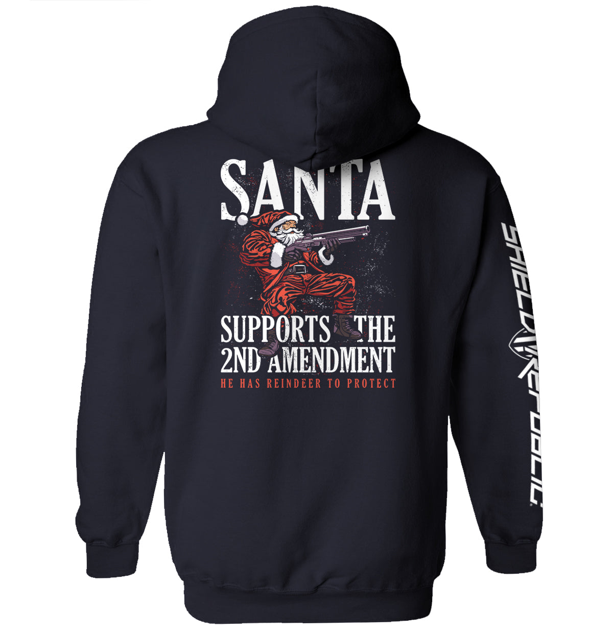 Santa Supports the 2nd Amendment Shield Republic