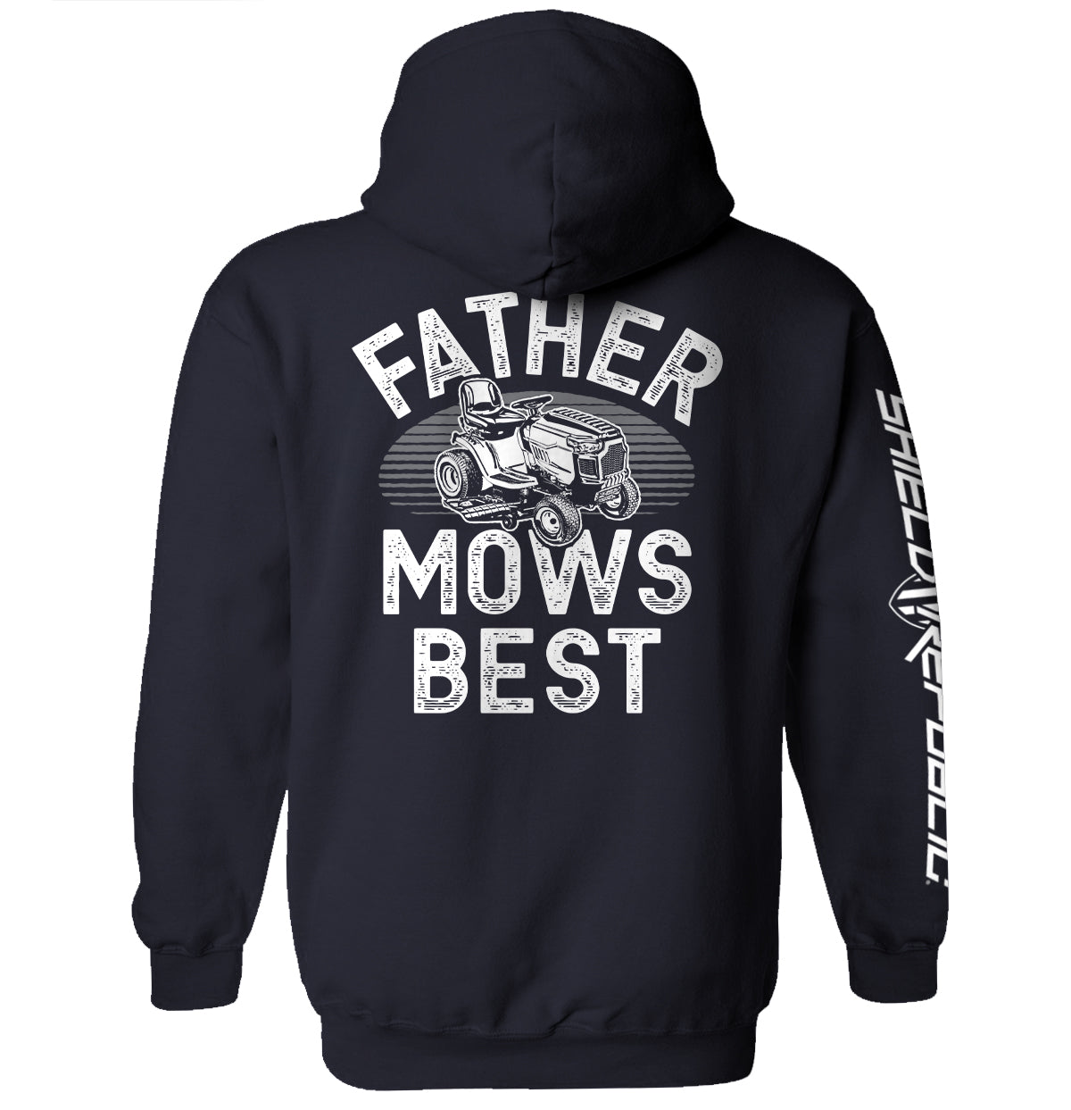 Father Mows Best Shield Republic
