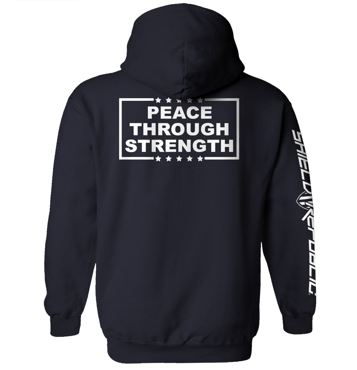 Peace Through Strength White Shield Republic