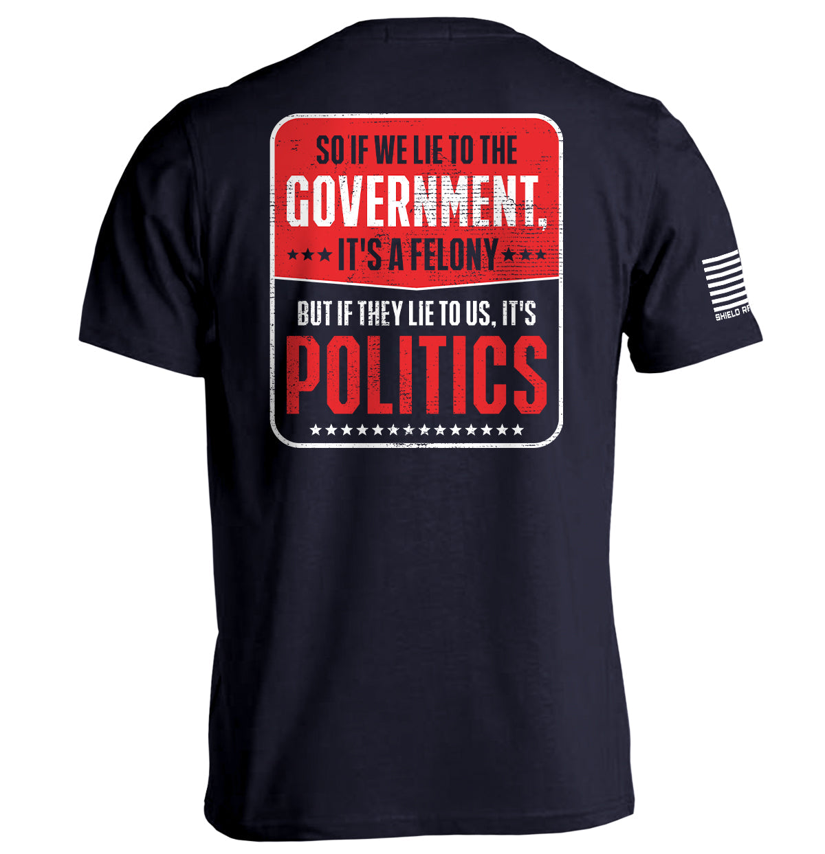 If We Lie To The Government Shield Republic