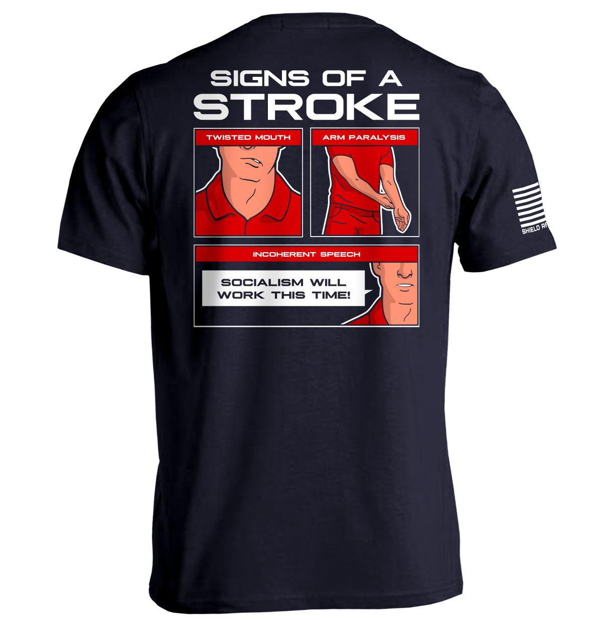 Signs of a Stroke Shield Republic