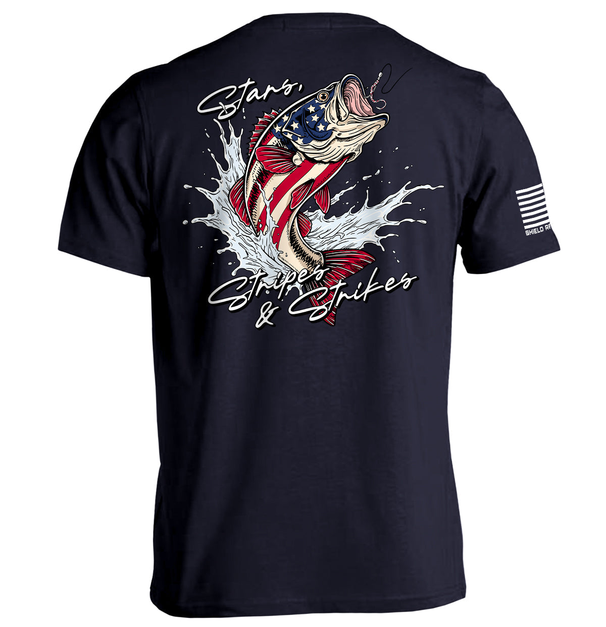 Stars Stripes and Strikes Shield Republic