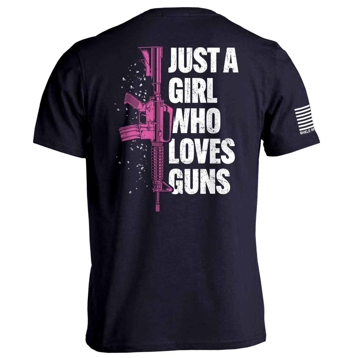 Just A Girl Who Loves Guns Shield Republic