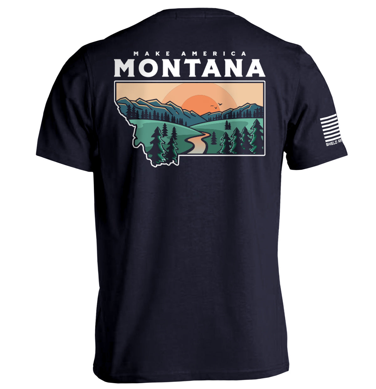 Make America Montana Shield Republic