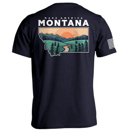 Make America Montana Shield Republic
