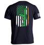 AR15 Irish American Flag (Back Print) Shield Republic
