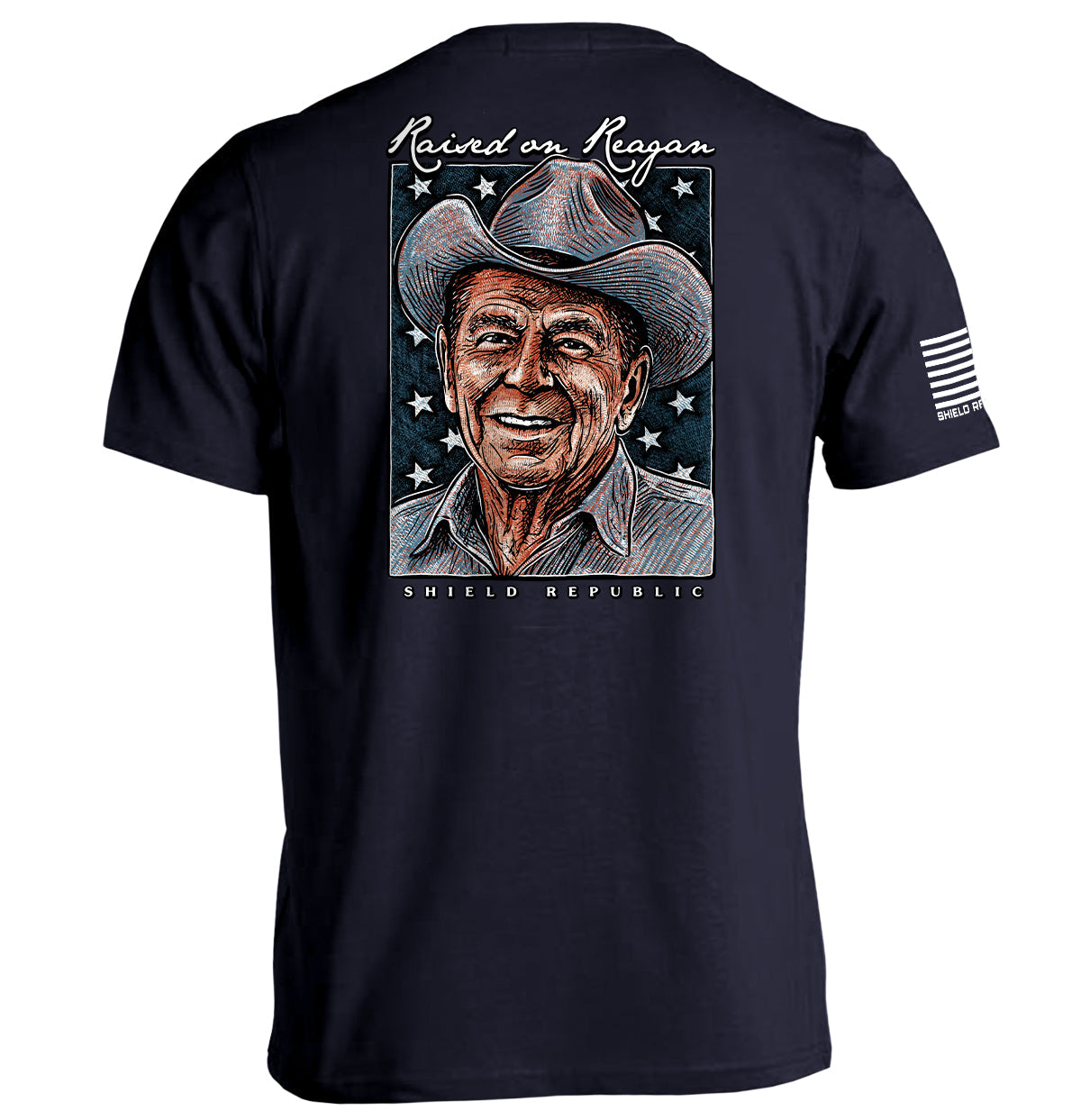 Raised on Reagan Shield Republic