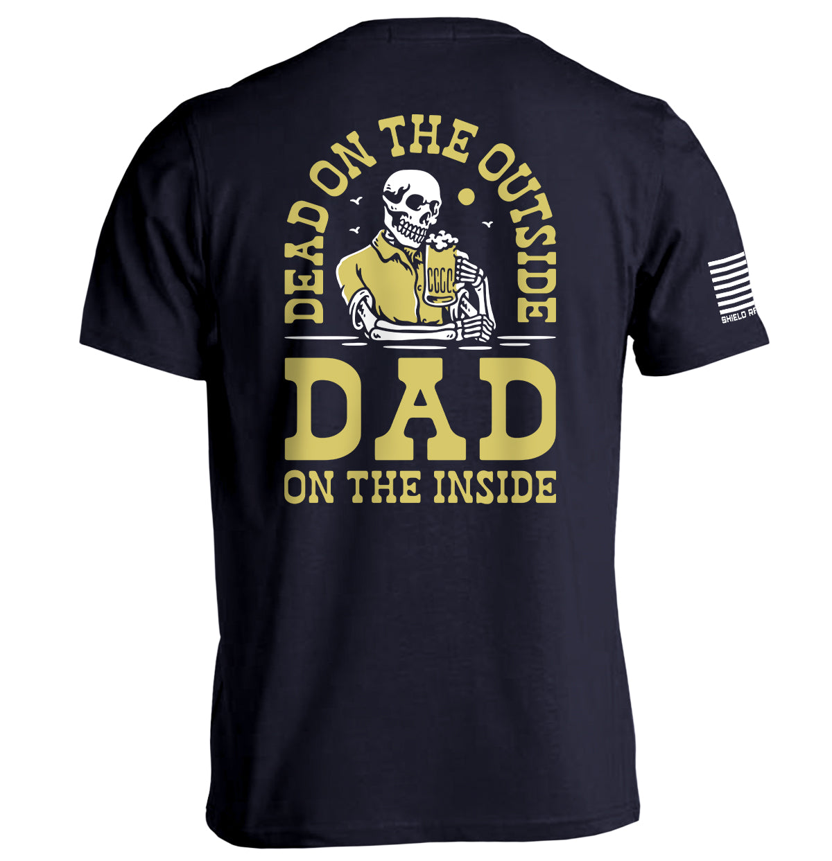 Dad On The Inside Shield Republic