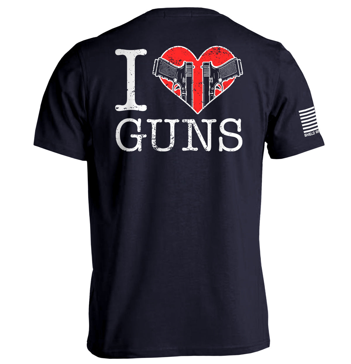 I Love Guns Shield Republic