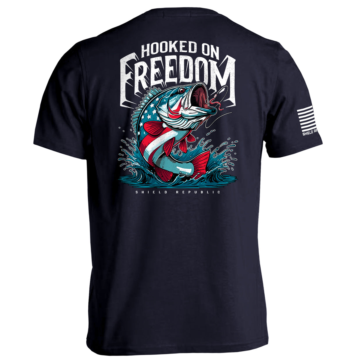 Hooked on Freedom Shield Republic