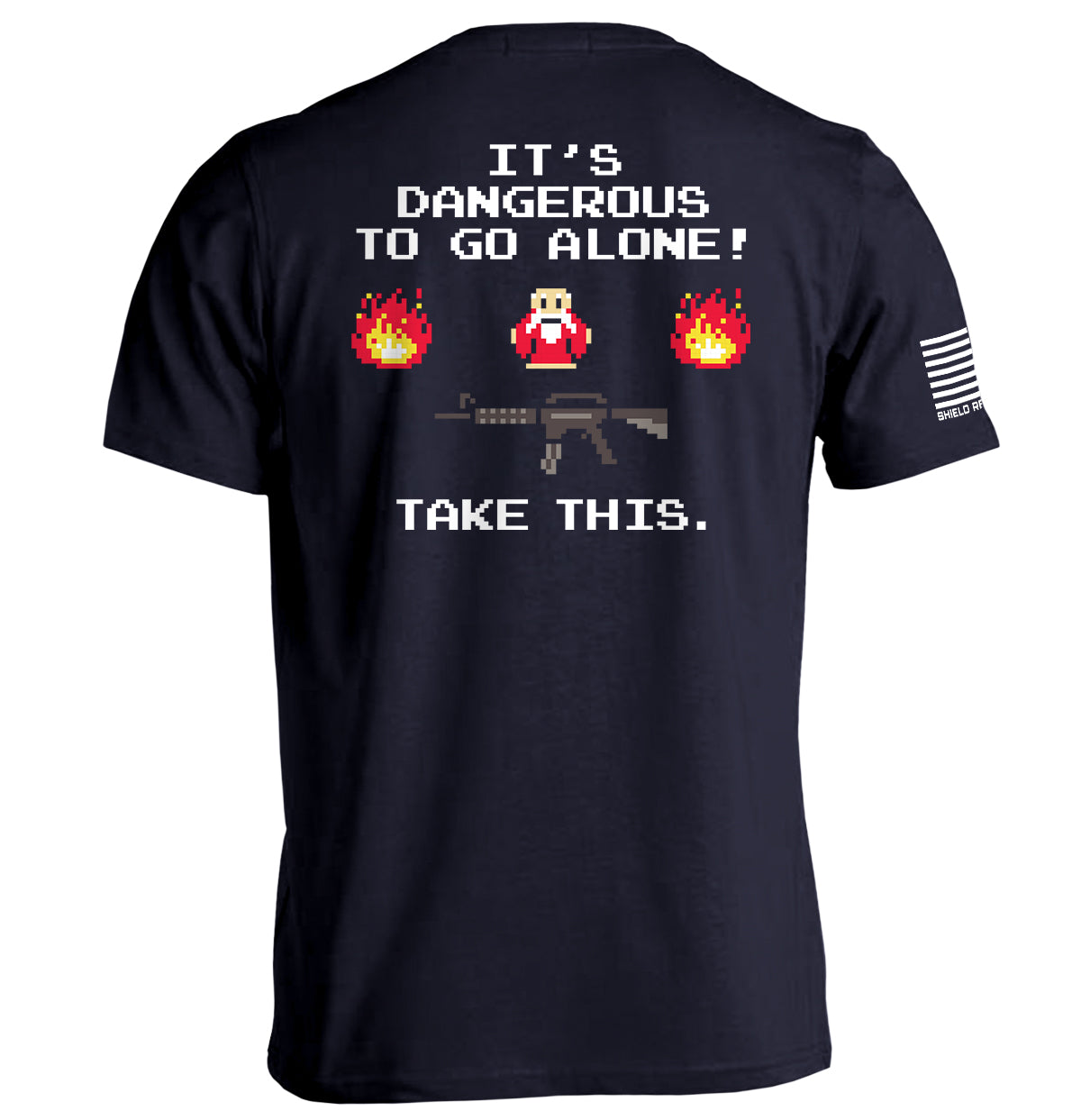 It's Dangerous to Go Alone Shield Republic