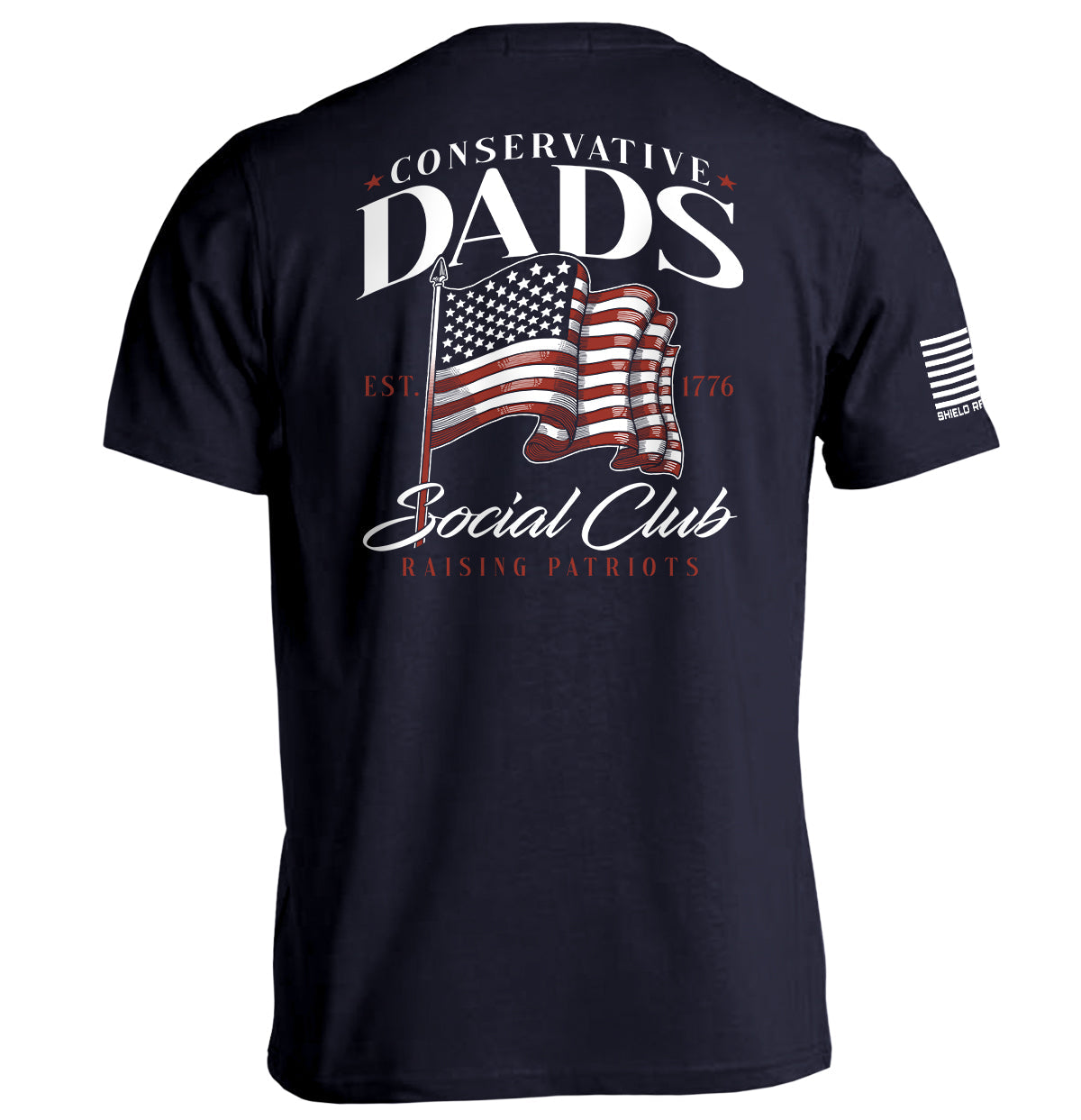 Conservative Dads Social Club Shield Republic