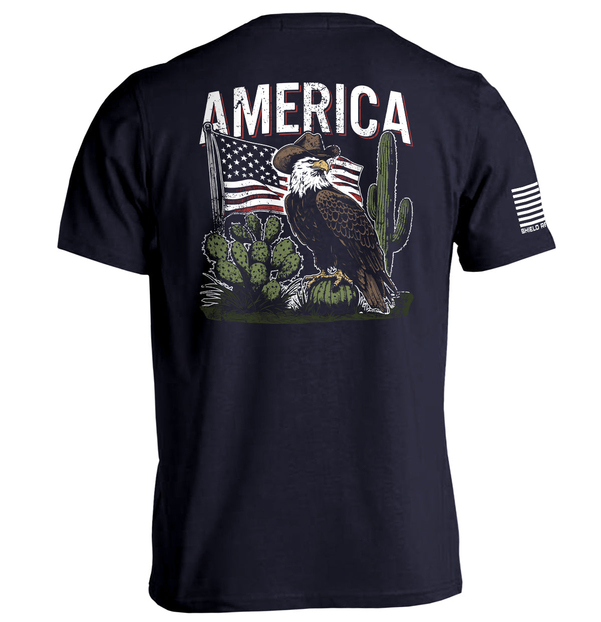America Eagle Western Shield Republic