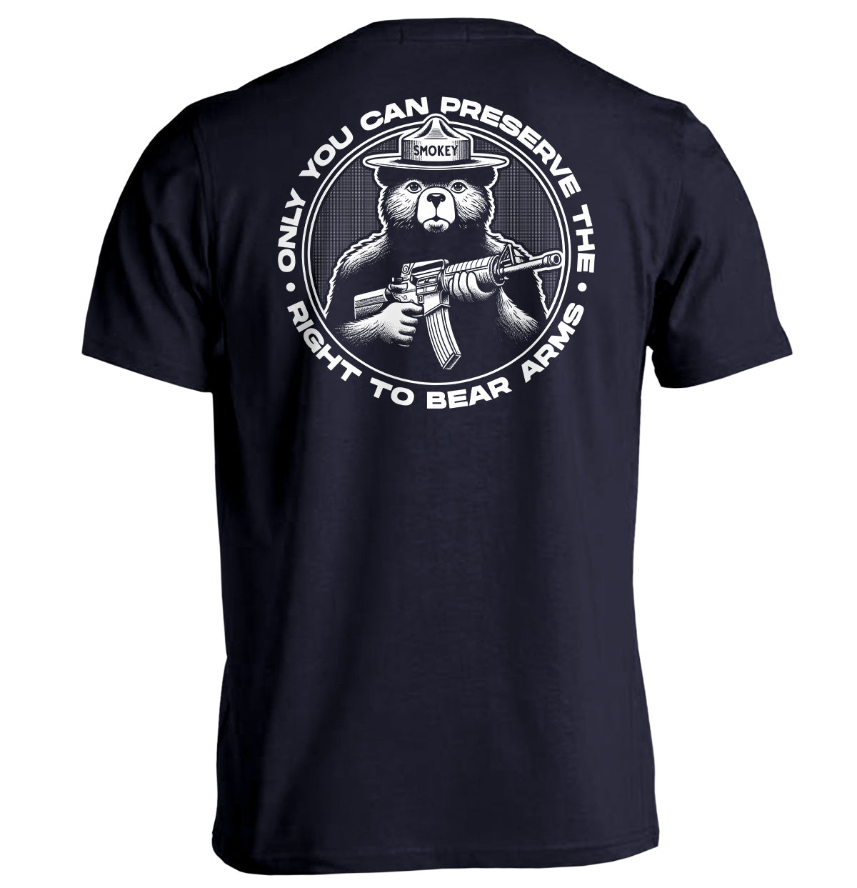 Only You Can Preserve the Right to Bear Arms (Circular Seal) Shield Republic