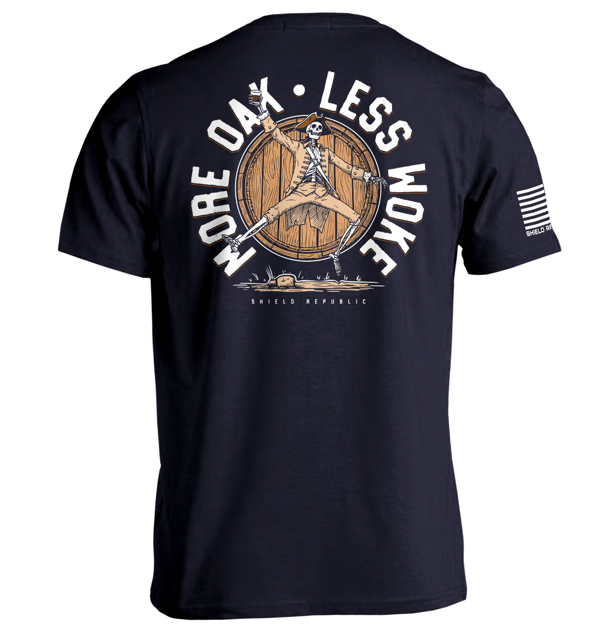 More Oak Less Woke Shield Republic