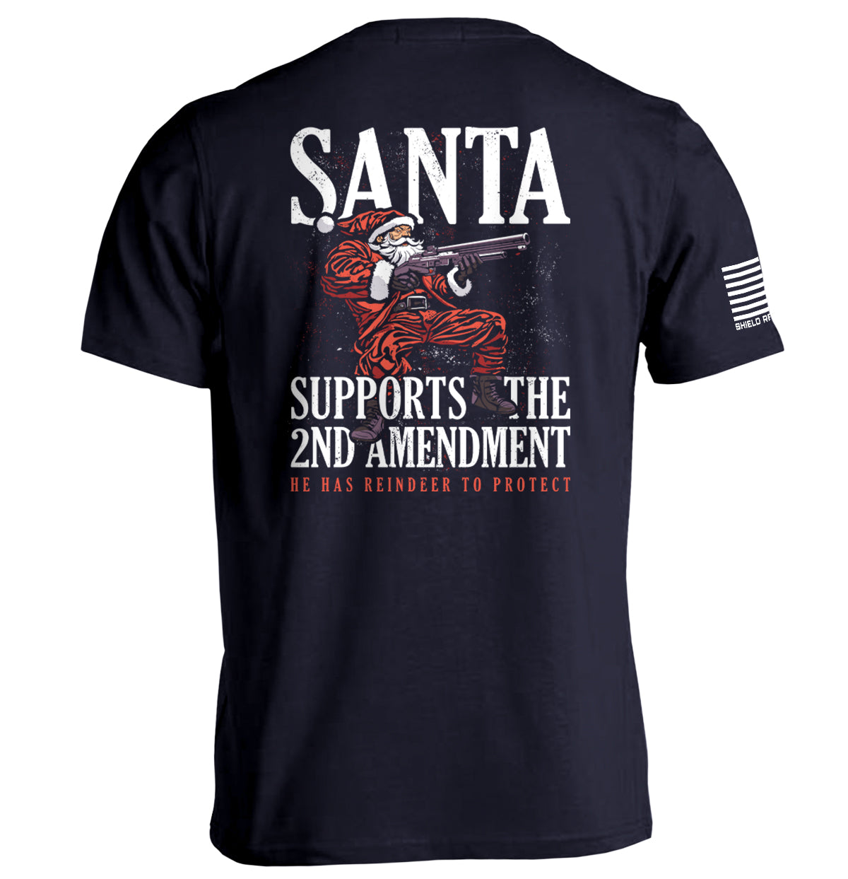 Santa Supports the 2nd Amendment Shield Republic