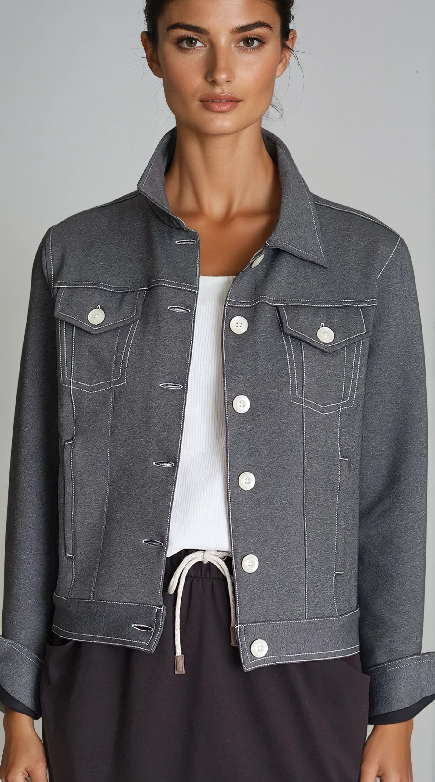 Neo-Tech Jacket - Charcoal Grey Buki