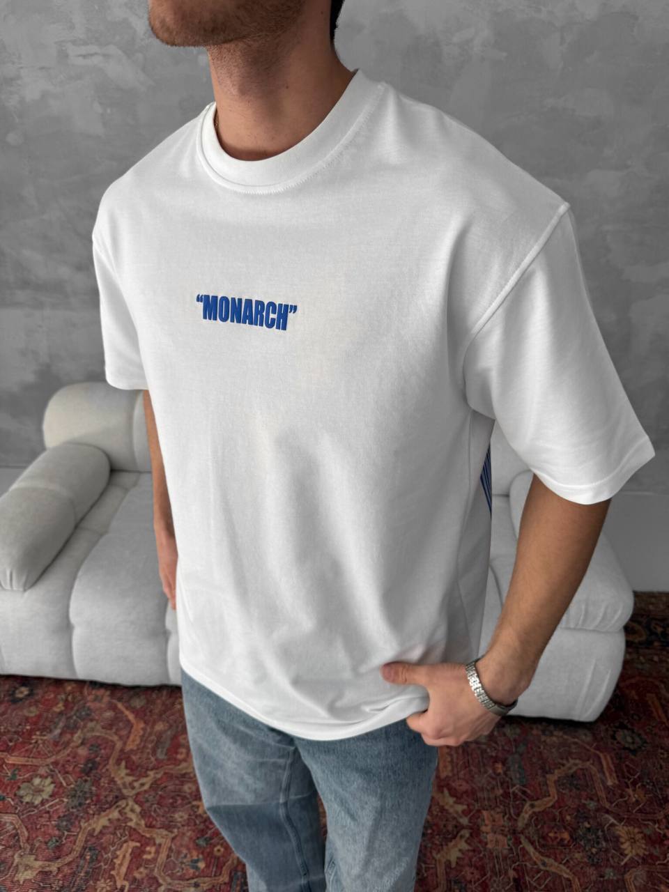 Neon Drip Cotton T-Shirt / Back Print Streetwear Tee Withinblack