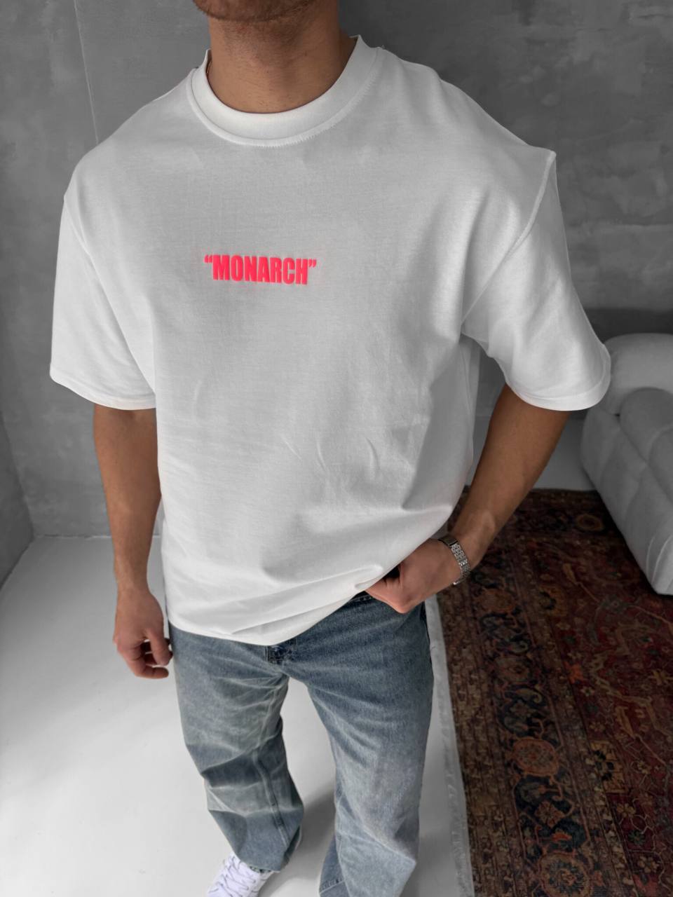 Neon Drip Cotton T-Shirt / Back Print Streetwear Tee Withinblack