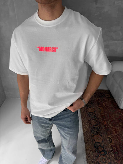 Neon Drip Cotton T-Shirt / Back Print Streetwear Tee Withinblack