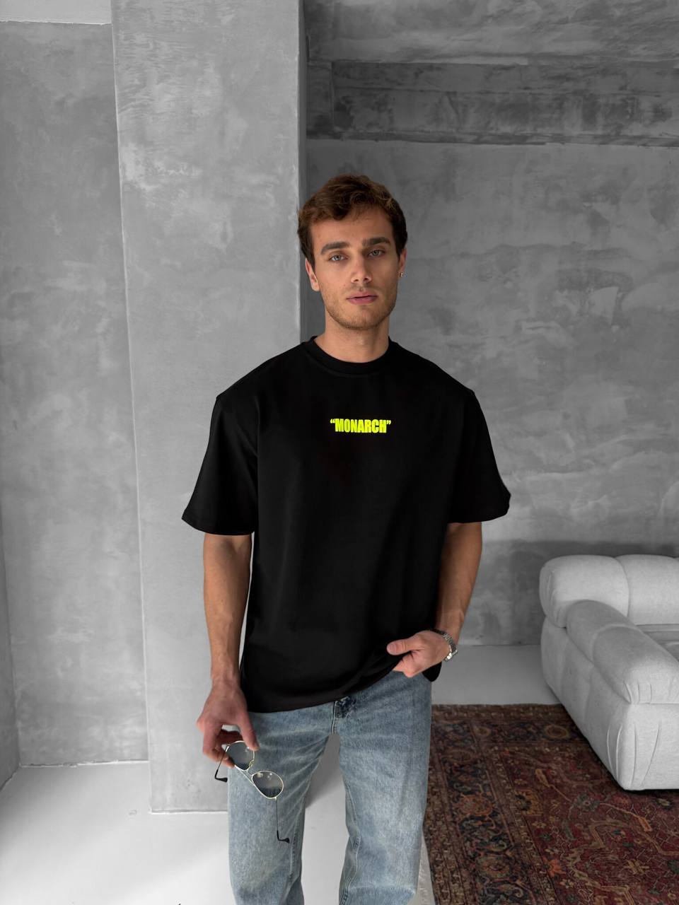Neon Drip Cotton T-Shirt / Back Print Streetwear Tee Withinblack