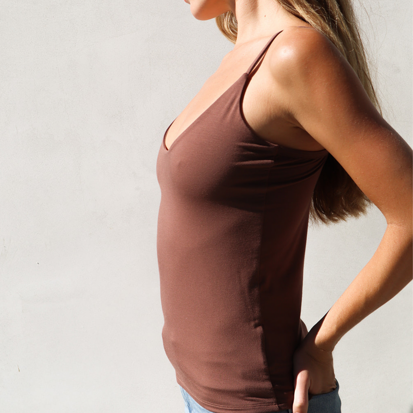The Nesha - Double Layer Tank Boob-eez