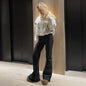 Low Rise Pants Women Slim Fitness Leggings Sweatpants
