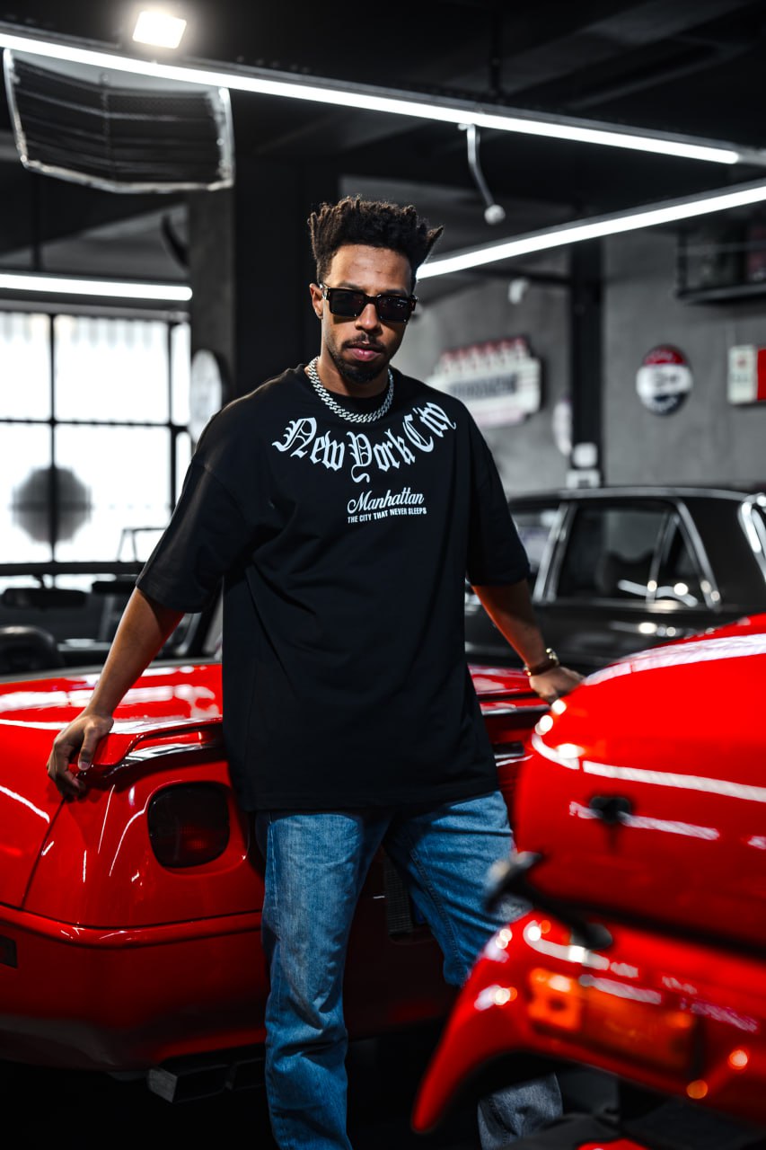 New York City Manhattan Tee – Oversized Cotton Withinblack