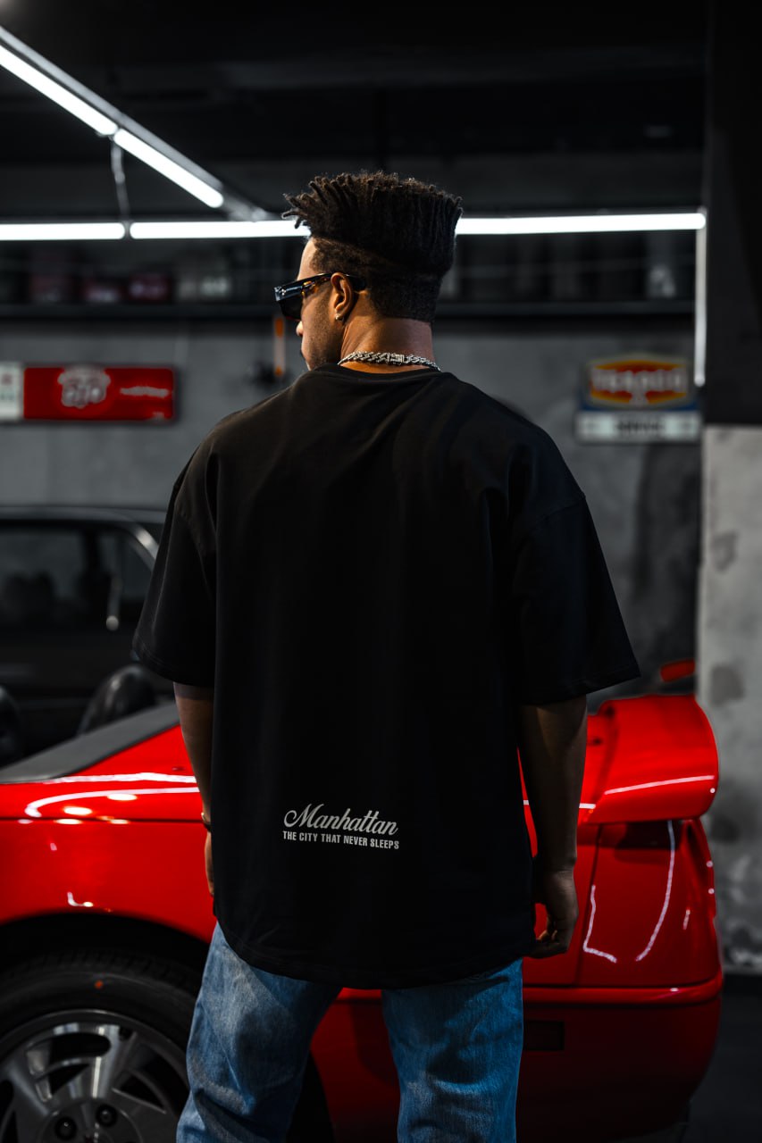 New York City Manhattan Tee – Oversized Cotton Withinblack