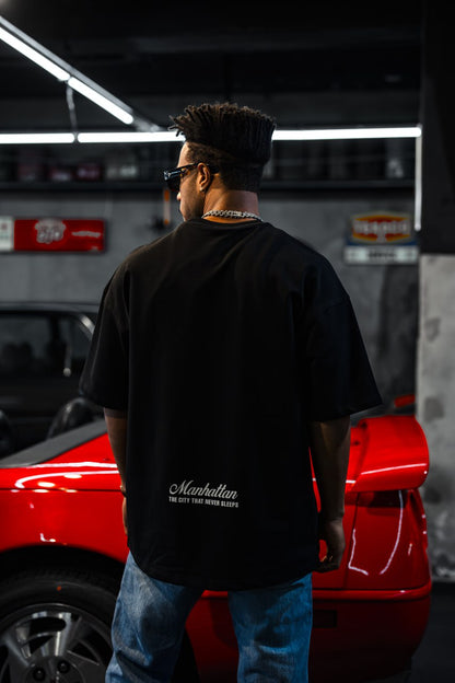 New York City Manhattan Tee – Oversized Cotton Withinblack
