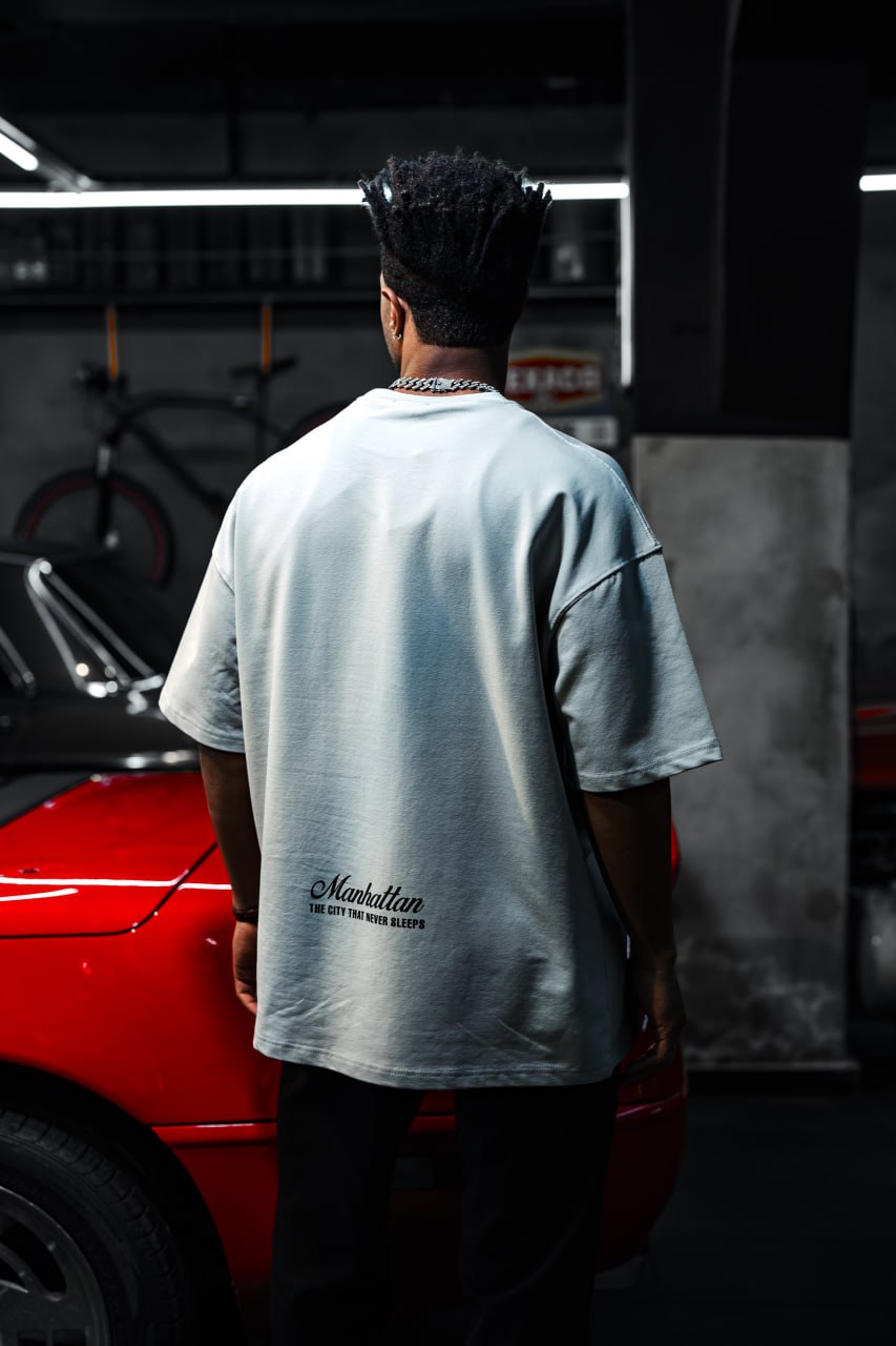 New York City Manhattan Tee – Oversized Cotton Withinblack
