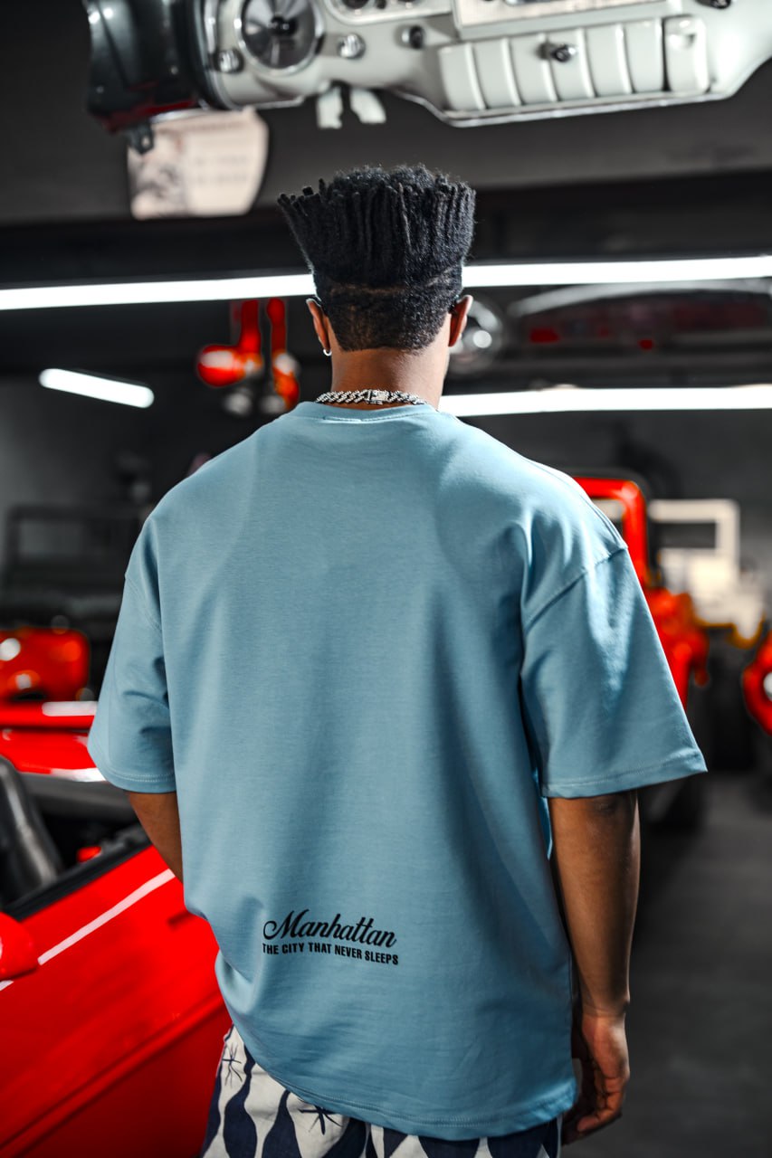 New York City Manhattan Tee – Oversized Cotton Withinblack