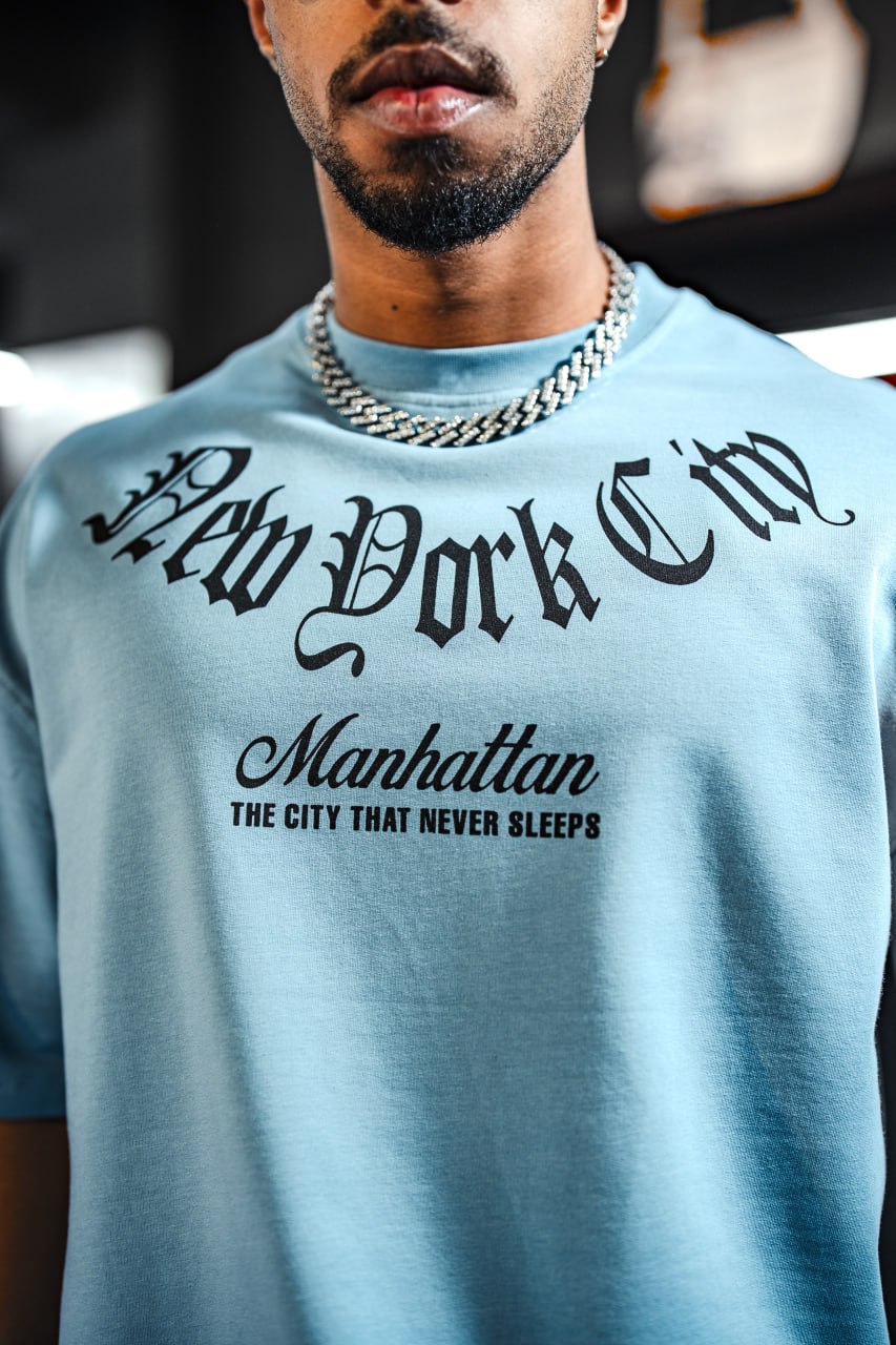 New York City Manhattan Tee – Oversized Cotton Withinblack