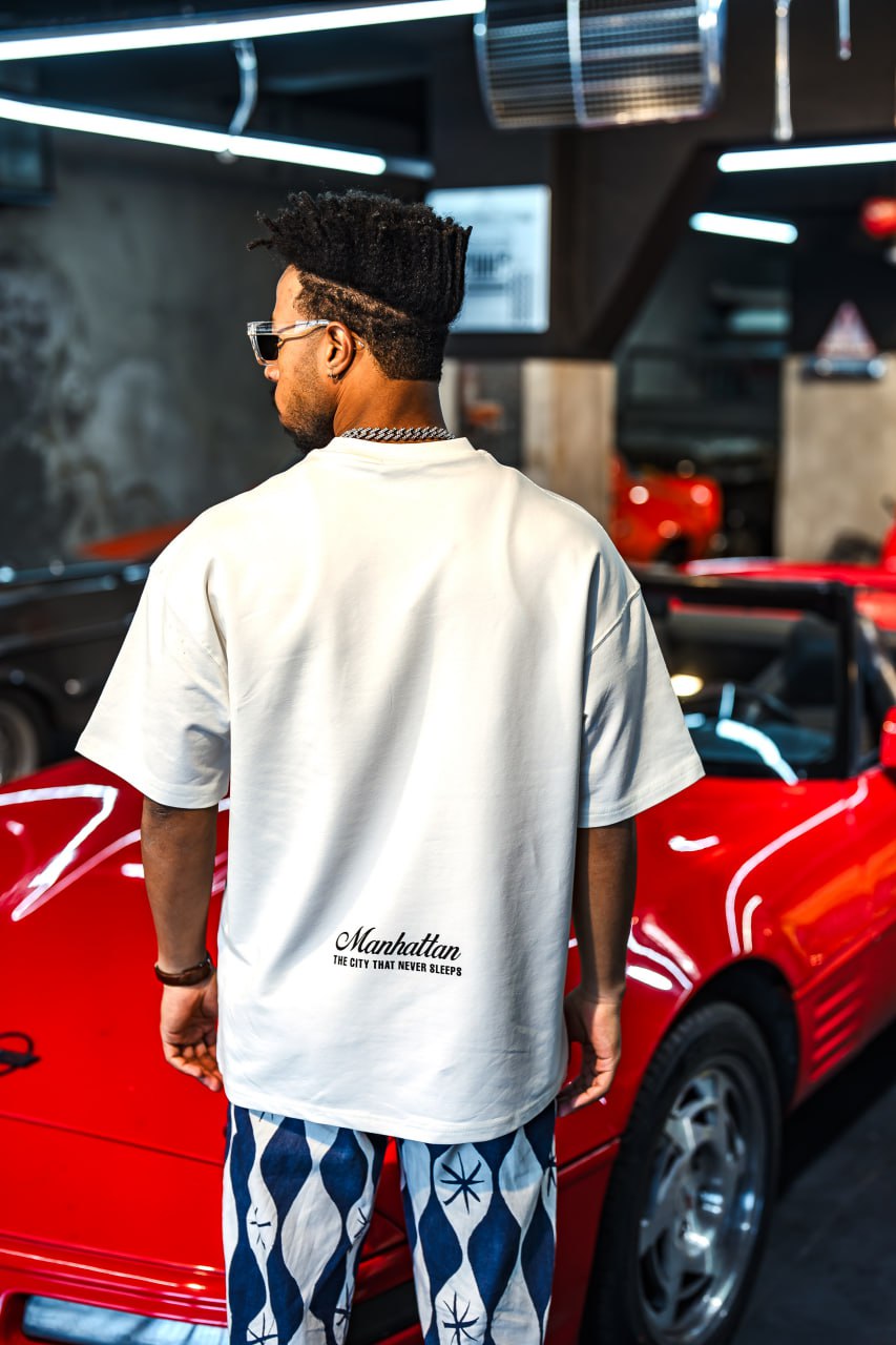 New York City Manhattan Tee – Oversized Cotton Withinblack