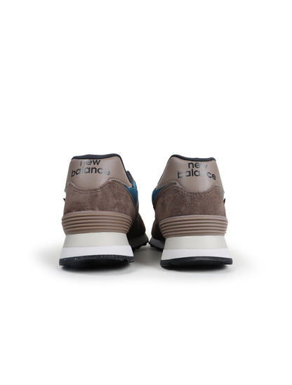 New Balance Men's 574 - Brown/Blue Denim Exchange