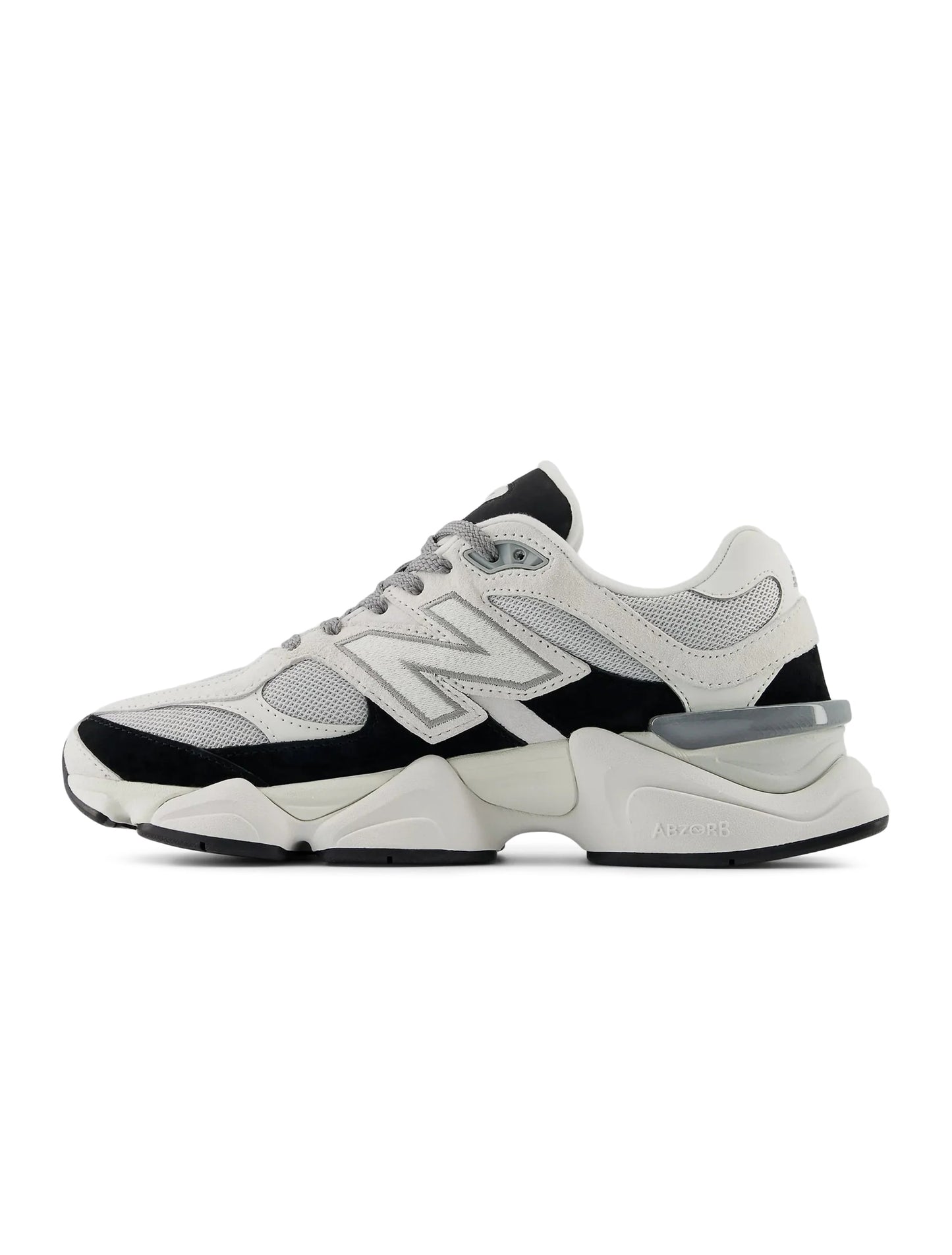 New Balance Mens 9060 Lifestyle Shoes  - White/Black Denim Exchange