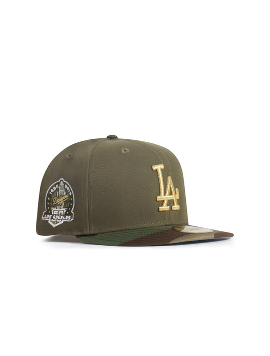 New Era 5950 La Dodgers "50Th Anniversary" Hat Denim Exchange