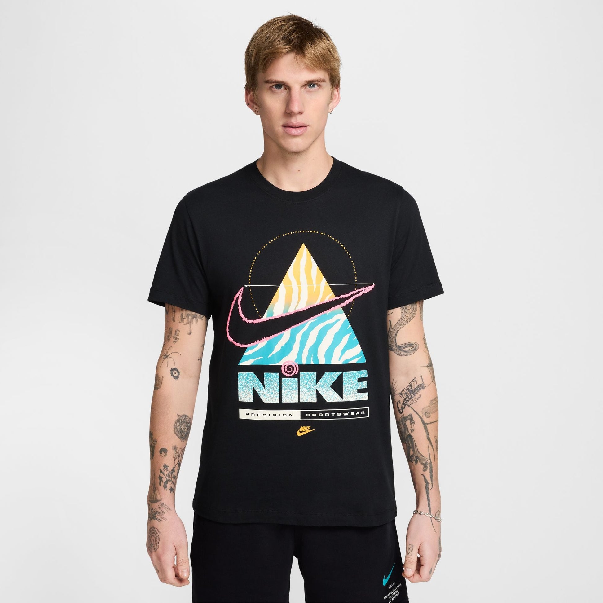 Nike Mens Sportswear Precision Tee - Black Denim Exchange