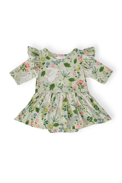 No Bunny Like You Twirl Flutter Bodysuit