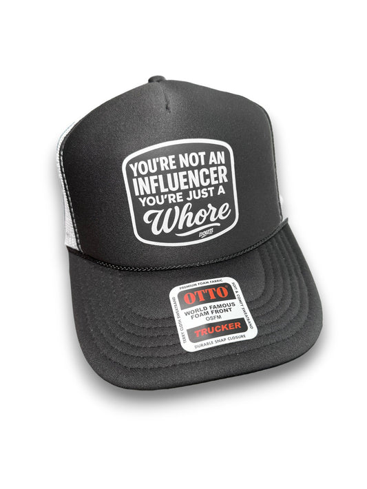 Not an Influencer Trucker Hat Luckless Outfitters