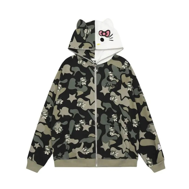 Vintage Hooded Sweatshirt for Cats - Autumn/Winter
