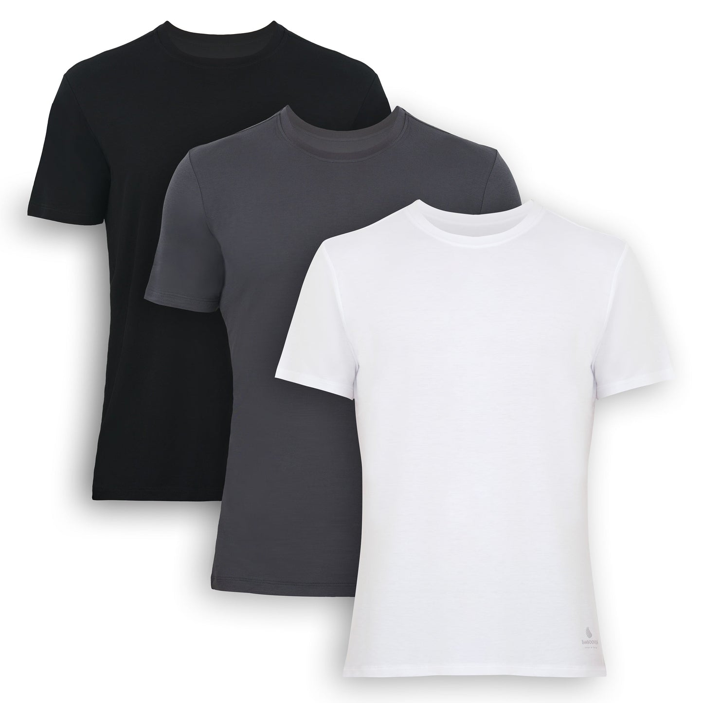 Men’s Bamboo Crew Neck Undershirts 3-Pack Bambooven