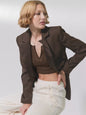 Slim Fit Ultra Short Sexy Spicy Girls Top Knitted Thread T-shirt