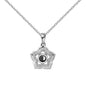 Projection five-pointed star shape pendant necklace picture customization