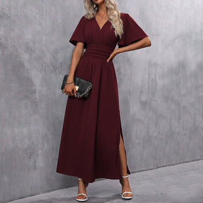 Fashionable Elegant Split Dress Women's Clothing Grayceful LLC