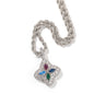 Cubic Zirconia Colorful Four-Leaf Clover Pendant