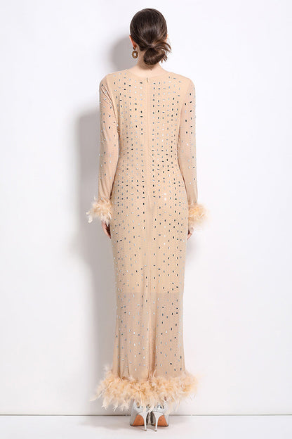 WOMEN FASHION MAXI PARTY DRESS BY CLAUDE