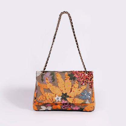 Embroidered Sequins Summer Niche Woven Straw High Bags Rirati