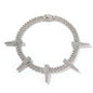 Hip-hop diamond-encrusted black panther necklace